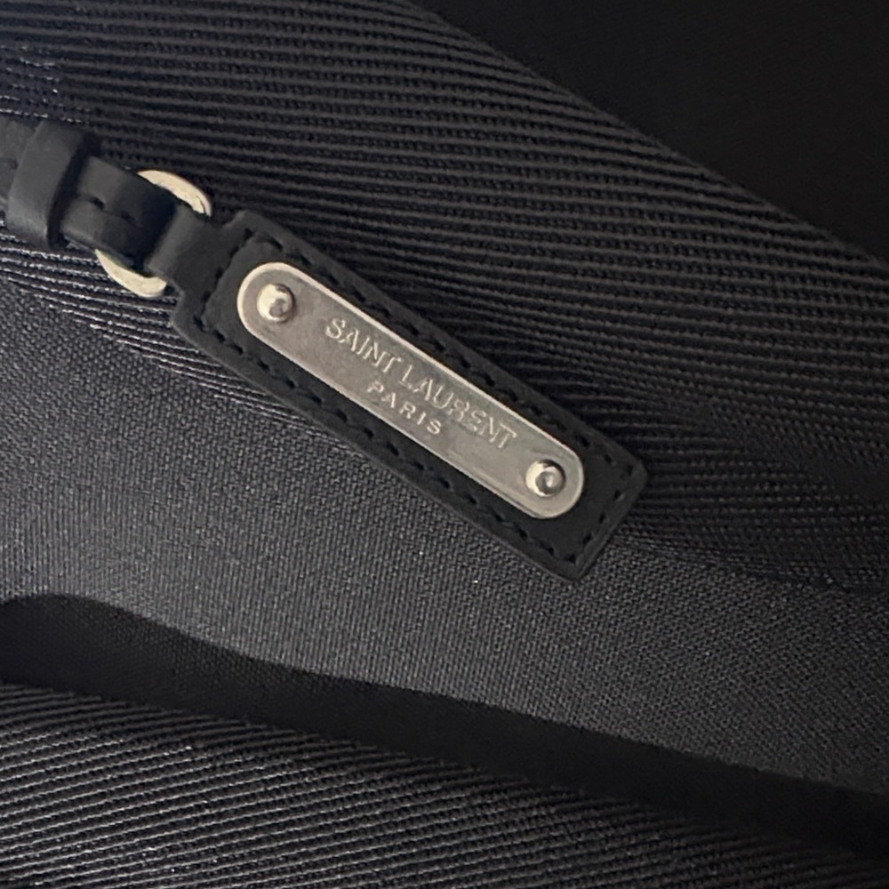 Saint Laurent Classic Black Large Backpack 12”x16”x5.5” Unisex - Picture 5 of 12